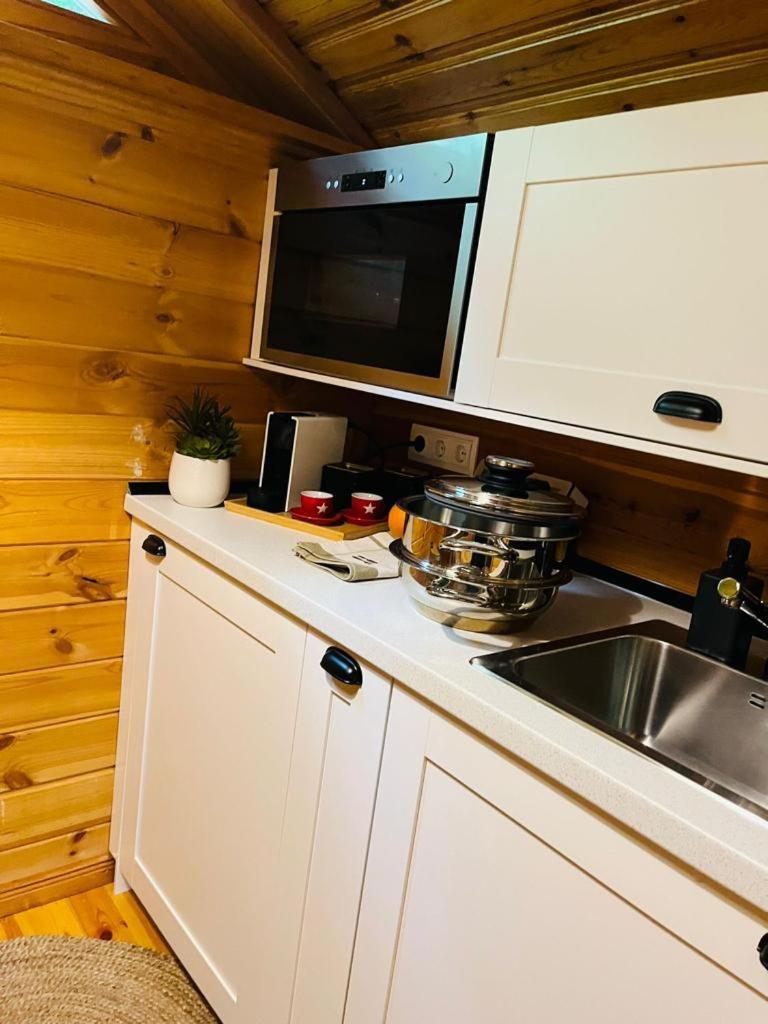 Espectacular Apartamento De Madera Frente Al Rio Ter - カンプロドン エクステリア 写真